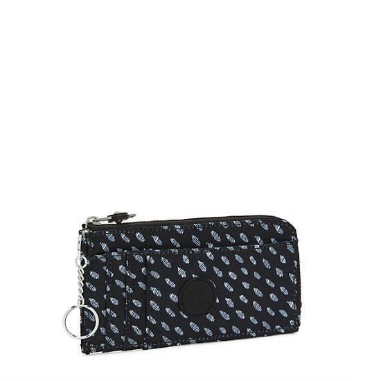 Portfele Kipling Dafni Printed Wallet Czarne Białe | PL 1040BE